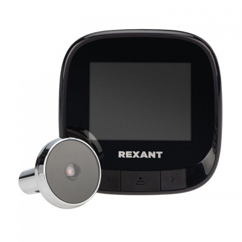 Видеоглазок дверной DV-111 с цветным LCD-дисплеем 2.4дюйм и функцией записи фото Rexant 45-1111 45-1111