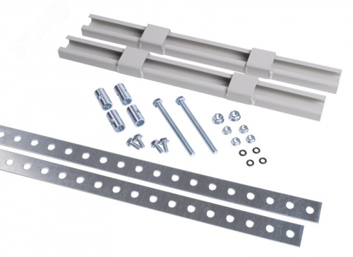 Комплект крепления металлокорпуса к столбу монтаж. полосой IEK YKK-0-125 YKK-0-125