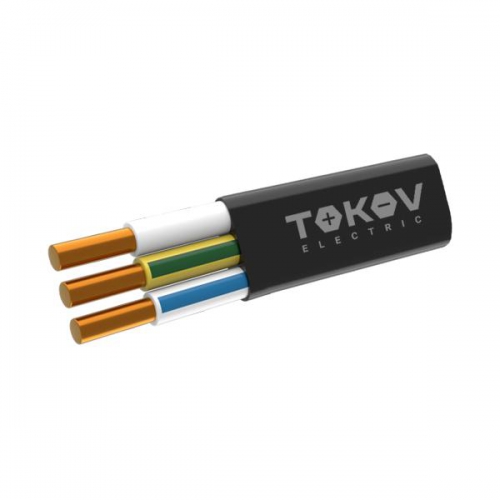 Кабель TOKOV ELECTRIC ВВГ-Пнг(А)-LS 3х1.5 ОК (N PE) 0.66кВ (м) ТХМ00407689 ТХМ00407689