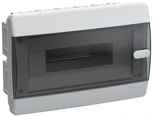 Корпус пластиковый ЩРВ-П-12 IP41 черн. прозр. дверь UNION Compact IEK UIC-KP12-V-12-41-K01 UIC-KP12-V-12-41-K01