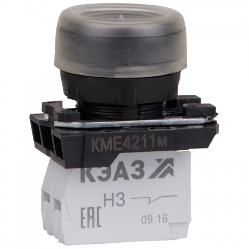 Кнопка КМЕ 4211м 1но+1нз цилиндр IP65 черн. КЭАЗ 248243 248243
