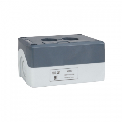 Корпус кнопочного поста OptiSignal D22 A5-BD-2 2 отв XALD02 КЭАЗ 338519 338519