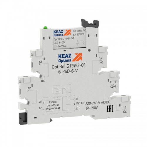 Модуль релейный OptiRel G RM38-51-220-240U-6-V-CO КЭАЗ 282945 282945