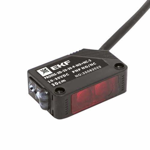 Датчик оптический бесконтактный EKF PROXIS-3D-20-30-P-NO+NC-2 PROXIS-3D-20-30-P-NO+NC-2