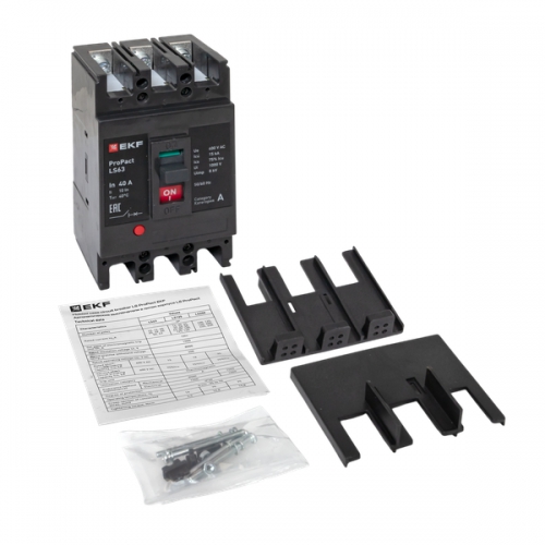 Выключатель автоматический 3п 40А 15кА LS63 ProPact EKF mccb-63-15-3-40-ls mccb-63-15-3-40-ls