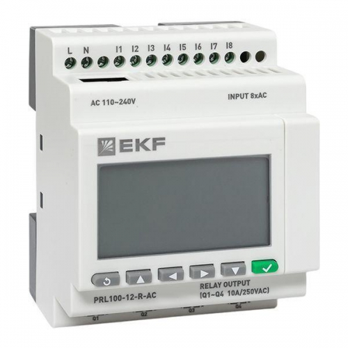 Реле программируемое PRO-Relay PRL100-12-R-AC EKF PRL100-12-R-AC PRL100-12-R-AC