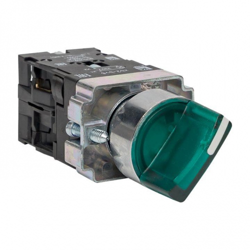 Переключатель BD21 2P с зел. подсветкой 230В NO PROxima EKF xb2-bk21-g-230 xb2-bk21-g-230
