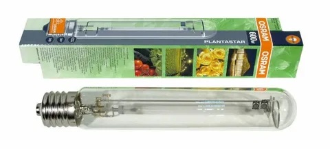 Лампа OSRAM NAV PLANTASTAR 600W 230V 6,2A E40 90000lm 12000h ±360° d46x285 4050300620107