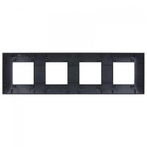 Рамка 4-м SKANDY SK-F04G графит IEK SK-M42-K53 SK-M42-K53