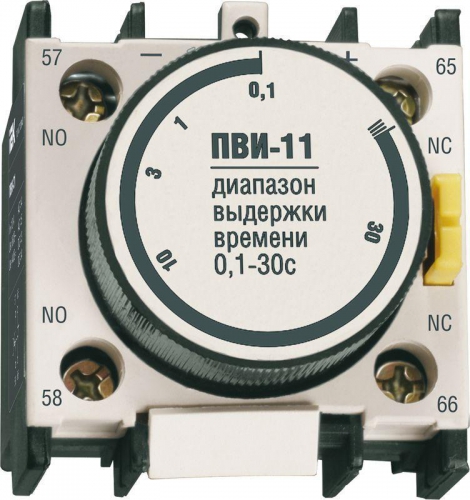 Приставка ПВИ 11 0.1-30сек 1НО+1НЗ KARAT IEK KPV10-11-1 KPV10-11-1