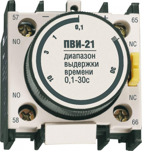Приставка ПВИ 21 0.1-30сек 1НО+1НЗ KARAT IEK KPV20-11-1 KPV20-11-1