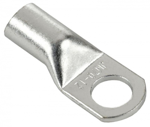 Наконечник медный луженый JGA-70-12 (ТМЛ) (уп.5шт) IEK UNP10-31-O-070-012-05 UNP10-31-O-070-012-05