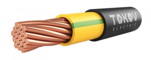 Кабель TOKOV ELECTRIC ВВГнг(А)-LS 1х95 МК (PE) 1кВ Ж/З (м) 000015914 000015914