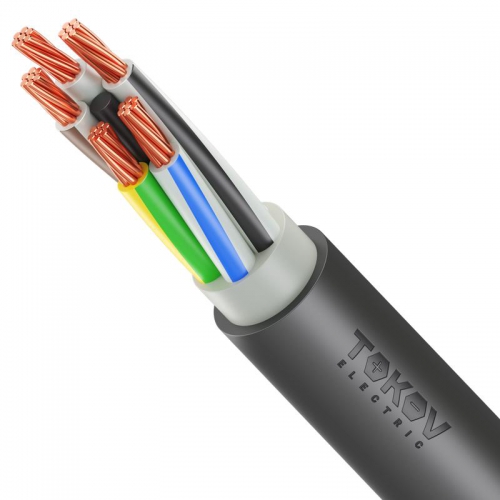 Кабель TOKOV ELECTRIC ППГнг(А)-HF 5х25 МК (N PE) 1кВ (м) ТХМ00416255 ТХМ00416255
