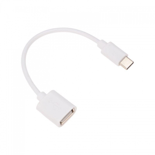 Кабель OTG Type C на USB/2.4A/PVC/white/1m/Rexant 18-1180 18-1180