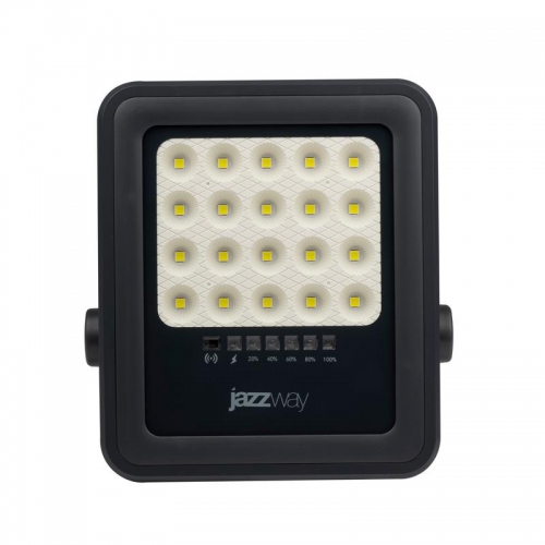 Прожектор светодиодный PFL SOLAR 02 50 6500К GR IP65 ДО с солнечн. панелью и пультом Pro+ JazzWay 5058460 5058460