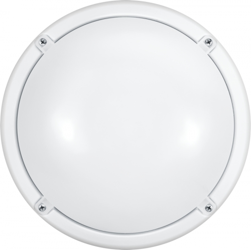 Светильник светодиодный 71 623 OBL-R1-12-4K-WH-IP65-LED-SNRV 12Вт 4000К IP65 900лм ЖКХ с оптико-акустич. датчиком круг бел. (аналог НПП) ОНЛАЙТ 71623 71623
