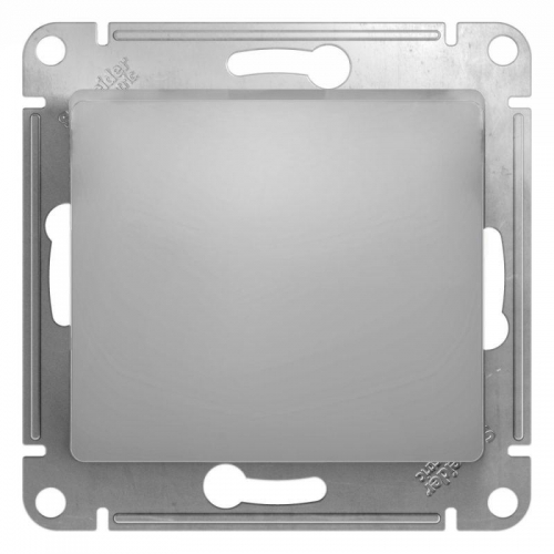 Выключатель 1-кл. СП Glossa 10А IP20 (сх. 1) 10AX механизм алюм. SE GSL000311 GSL000311