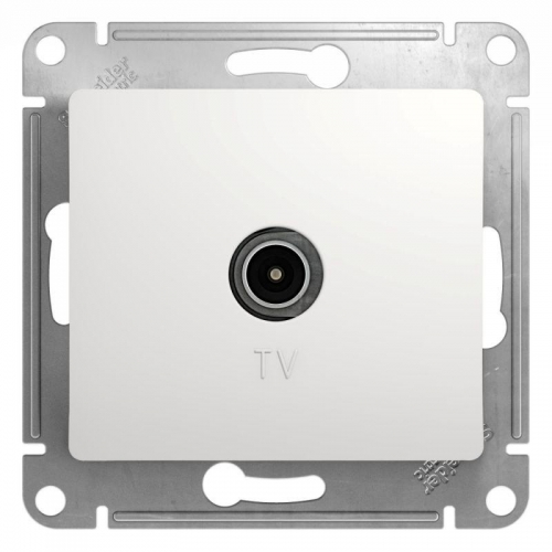 Розетка телевизионная TV Glossa коннектор механизм бел. SE GSL000193 GSL000193