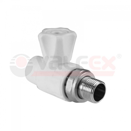 Кран шаровой для радиатора прямой 25х1/2дюйм (50/10) VALFEX 10149125 10149125
