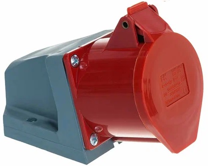 Розетка ОП 32А 380В 3P+PЕ+N ССИ-125 IP44 ИЭК PSR12-032-5 PSR12-032-5