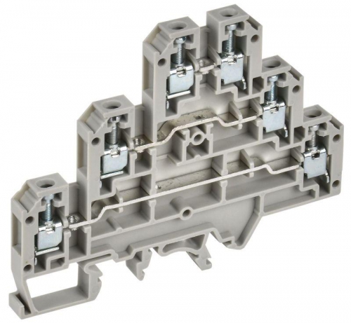 Колодка клеммная CTS-ML ARMAFIX 3 ур. 2.5кв.мм сер. IEK YCT13-00-3-K03-002 YCT13-00-3-K03-002