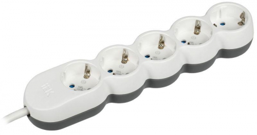 Удлинитель 5х3м с заземл. 16А IP20 Uno У05 2P+PE 250В 3х1.5 IEK WYP53-16-05-03-Z WYP53-16-05-03-Z