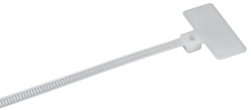 Хомут 2.5х100мм P6.6 маркерный бел. (уп.100шт) IEK UHH14-D025-100-100-K01 UHH14-D025-100-100-K01