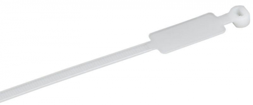 Хомут 4.8х300мм P6.6 маркерный бел. (уп.100шт) IEK UHH14-D048-300-100-K01 UHH14-D048-300-100-K01
