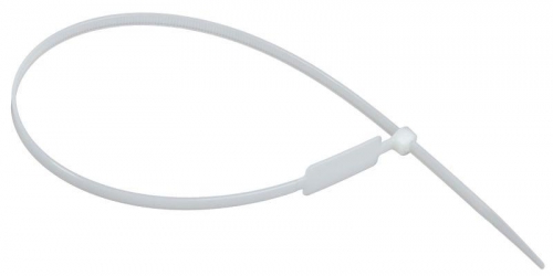 Хомут 4.8х370мм P6.6 маркерный бел. (уп.100шт) IEK UHH14-D048-370-100-K01 UHH14-D048-370-100-K01