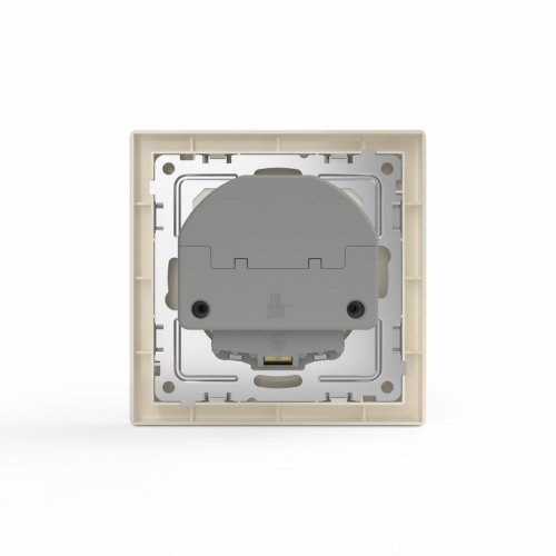 Розетка 1-м СП Pixel IP20 с заземл. с 2-мя заряд. устр. USB тип A+C механизм беж. TOKOV ELECTRIC TKE-PX-R1U2AC-C02 TKE-PX-R1U2AC-C02