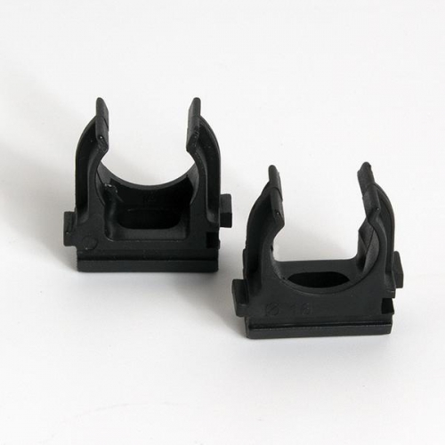 Держатель для труб (клипса) d16мм черн. (уп.100шт) TOKOV ELECTRIC TKE-LC-16-C05/100 TKE-LC-16-C05/100