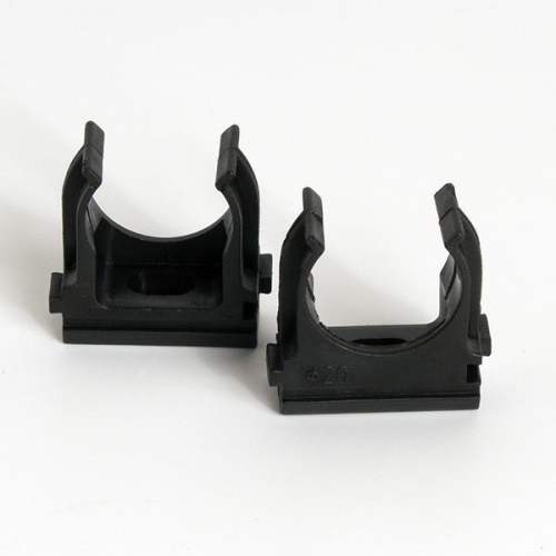 Держатель для труб (клипса) d20мм черн. (уп.100шт) TOKOV ELECTRIC TKE-LC-20-C05/100 TKE-LC-20-C05/100