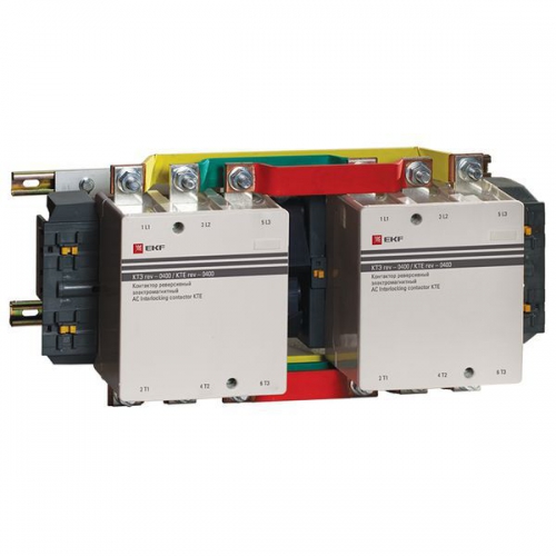 Контактор реверсивный КТЭ 400А кат. 230В AC 2НО EKF ctr-b-r-400 ctr-b-r-400