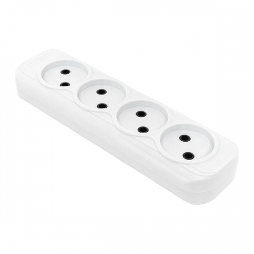 Колодка удлинителя 4-м без заземл. 10А Эксперт 2.2кВт EKF AKB10-4 AKB10-4