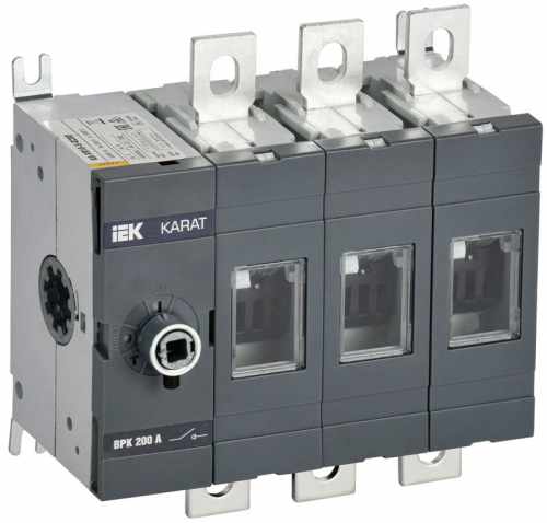 Выключатель-разъединитель ВРК 3п 200А без рукоятки KARAT IEK KA-VR10-3-0200 KA-VR10-3-0200