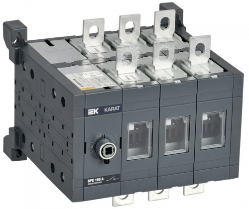 Выключатель-разъединитель ВРК 3п 160А реверс. без рукоятки KARAT IEK KA-VR20-3-0160 KA-VR20-3-0160