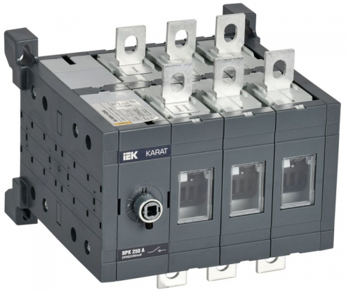 Выключатель-разъединитель ВРК 3п 250А реверс. без рукоятки KARAT IEK KA-VR20-3-0250 KA-VR20-3-0250