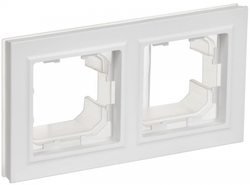 Рамка 2-м BRITE РУ-2-БрАБ-44 IP44 арктич. бел. IEK BR-M22-44-K91 BR-M22-44-K91