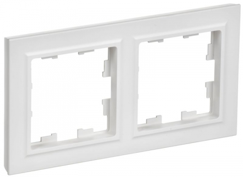 Рамка 2-м BRITE РУ-2-БрАБ арктич. бел. IEK BR-M22-K91 BR-M22-K91