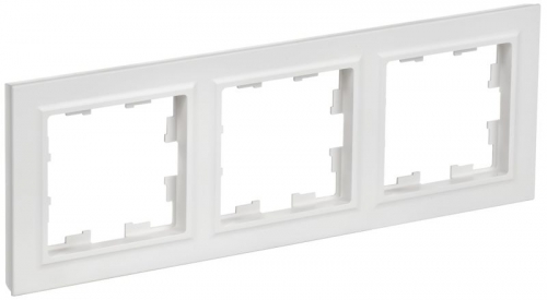 Рамка 3-м BRITE РУ-3-БрАБ арктич. бел. IEK BR-M32-K91 BR-M32-K91