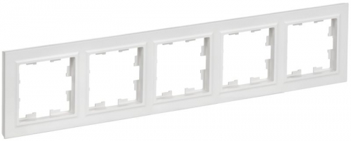 Рамка 5-м BRITE РУ-5-БрАБ арктич. бел. IEK BR-M52-K91 BR-M52-K91