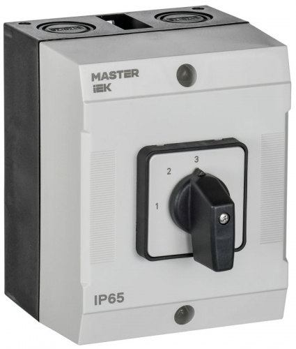Переключатель кулачковый 10А (сх. 82) в боксе стандартная рукоятка IEK MI-CS20-010-082 MI-CS20-010-082
