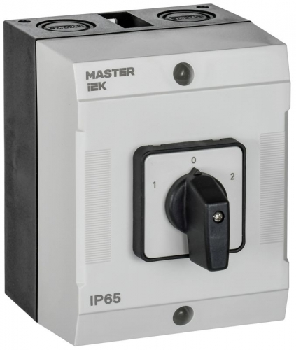 Переключатель кулачковый 25А (сх. 53) в боксе стандартная рукоятка IEK MI-CS20-025-053 MI-CS20-025-053
