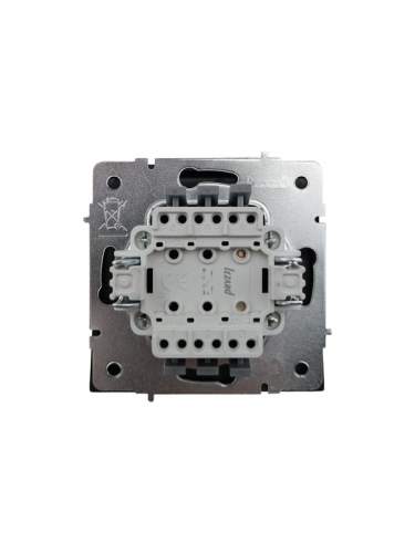 Выключатель 1-кл. СП ZIMA IP20 10А безвинт. зажим черн. бархат LEZARD 704-4288-100QC 704-4288-100QC