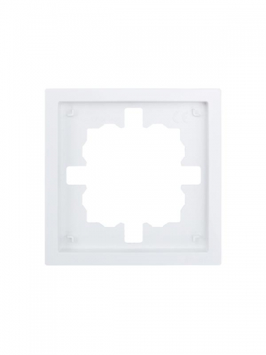 Рамка 1-мест. горизонт. ZIMA бел. LEZARD 704-0200-146 704-0200-146