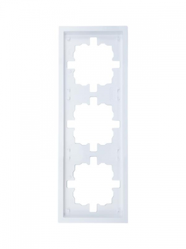 Рамка 3-мест. горизонт. ZIMA бел. LEZARD 704-0200-148 704-0200-148