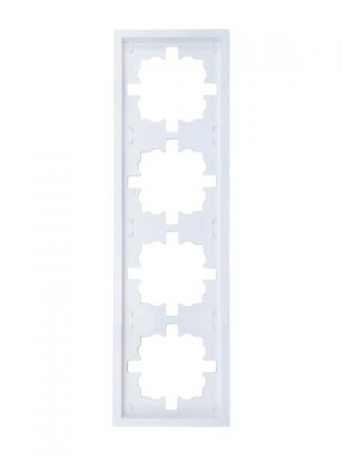 Рамка 4-мест. горизонт. ZIMA бел. LEZARD 704-0200-149 704-0200-149
