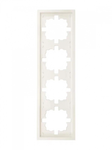 Рамка 4-мест. горизонт. ZIMA слон. кость LEZARD 704-9000-149 704-9000-149