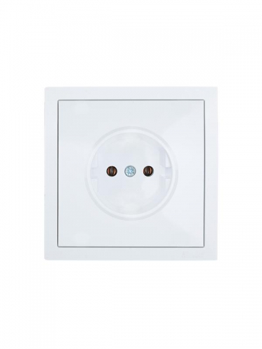 Розетка 1 мест. б/з СП ZIMA IP20 16А ПБТ безвинт. зажим бел. LEZARD 704-0288-121BQC 704-0288-121BQC